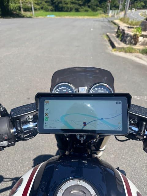 最新設計 8インチ バイク用ディスプレイオーディオ バイクナビ バイク