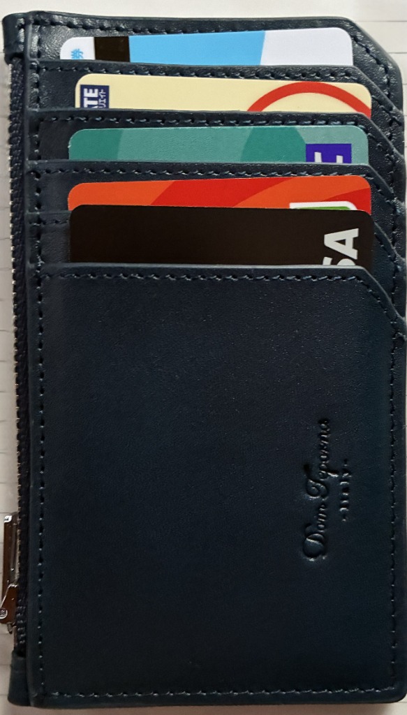 DomTeporna Italy ミニ財布 レディース メンズ 革 本革 牛革