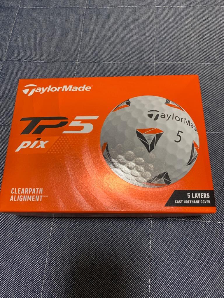 テーラーメイド TP5 PIX N7604301 1ダース 12球入 ゴルフボール 公認球 