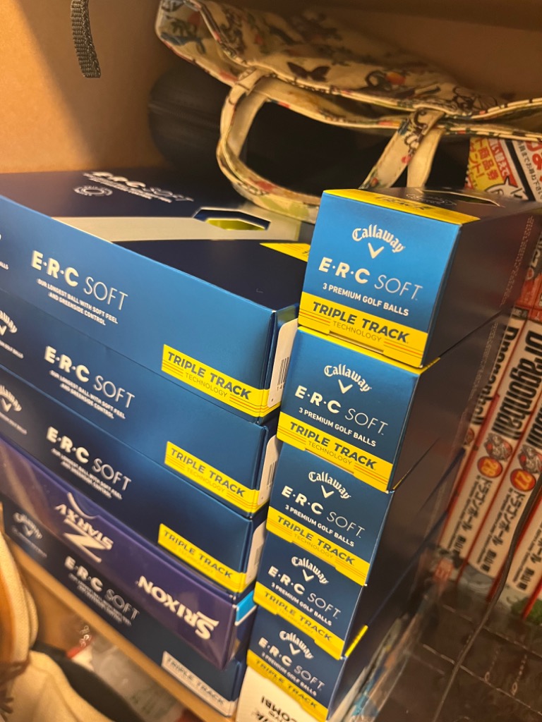 キャロウェイ ERC SOFT ソフト トリプルトラック イエロー 3ダース E.R.C 【即納】 キャロウェイ ERC ソフト ゴルフボール イエロー
