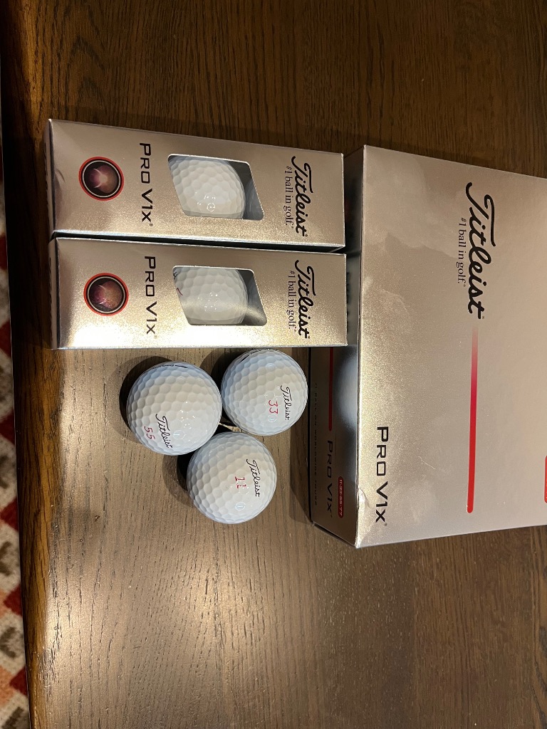 Titleist（タイトリスト） PRO V1X 25 ダブルナンバー プロV1X 25