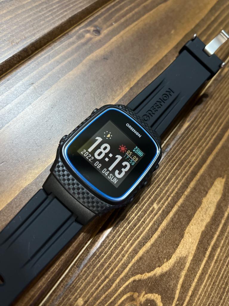 距離計 グリーンオン ザ・ゴルフウォッチ ノルム2 G018B ゴルフ GPS ...