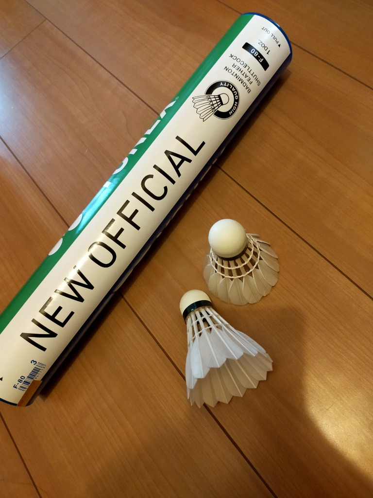 YONEX ヨネックス ニューオフィシャル 3番 F80 水鳥シャトル F