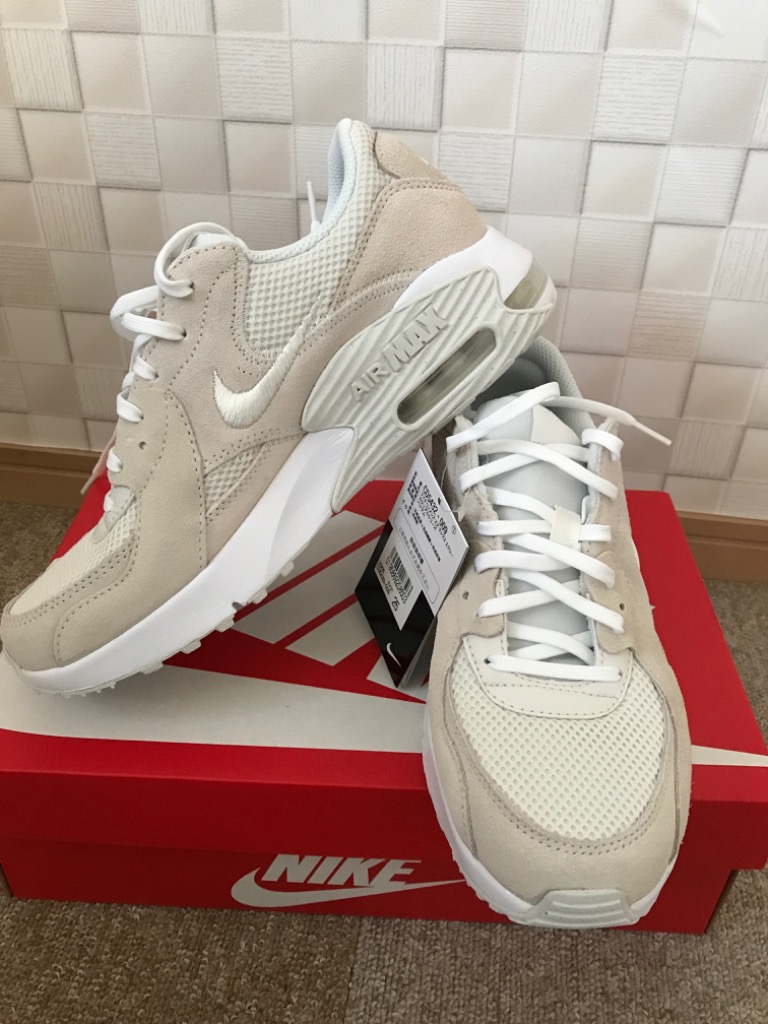 ナイキ ウィメンズ エア マックス エクシー CD5432-009 レディース スニーカー ： クリーム×ホワイト NIKE CD5432 009
