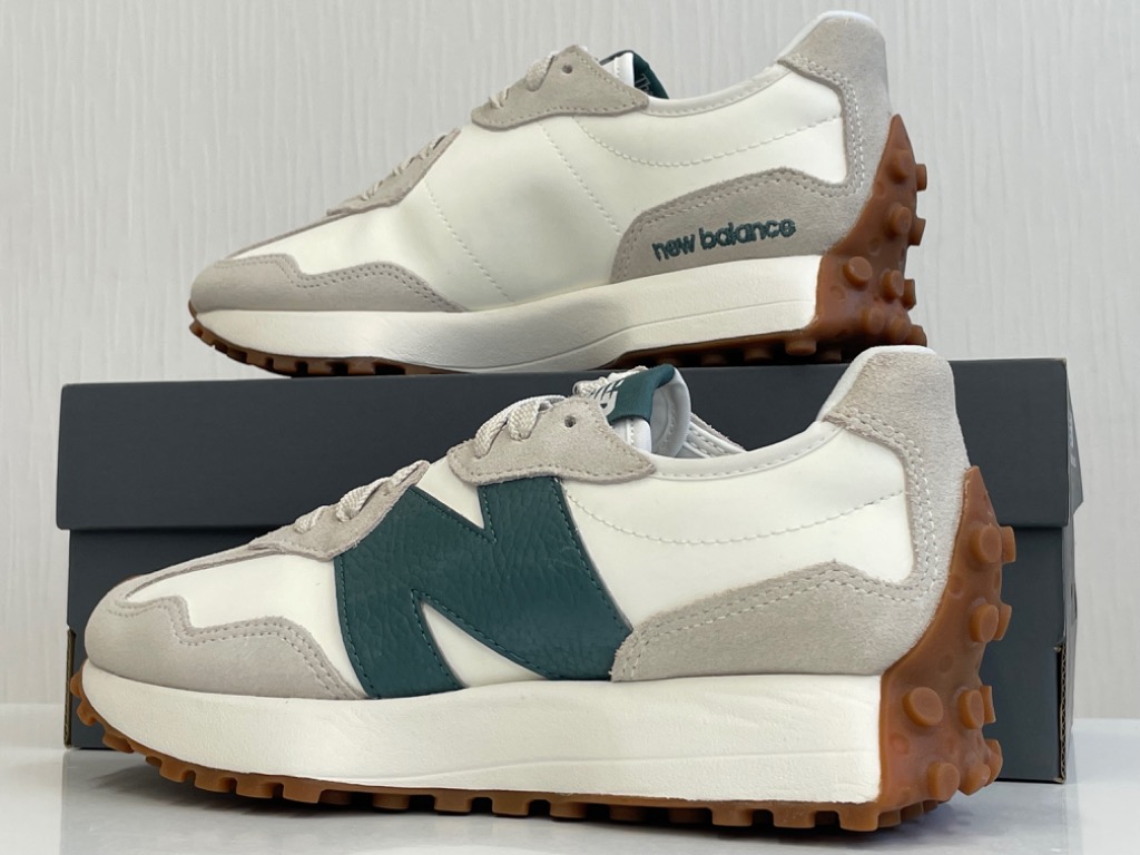 ニューバランス レディース スニーカー WS327 GA ホワイト グリーン 白 B幅 new balance ライフスタイル  327/GA（ホワイト／グリーン）/23.0cm（US6.0）