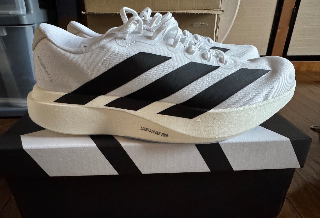 アディゼロ EVO SL M JH6206　ホワイト　26cm adidas Adizero Evo SL White Black Men's - JH6206 - US