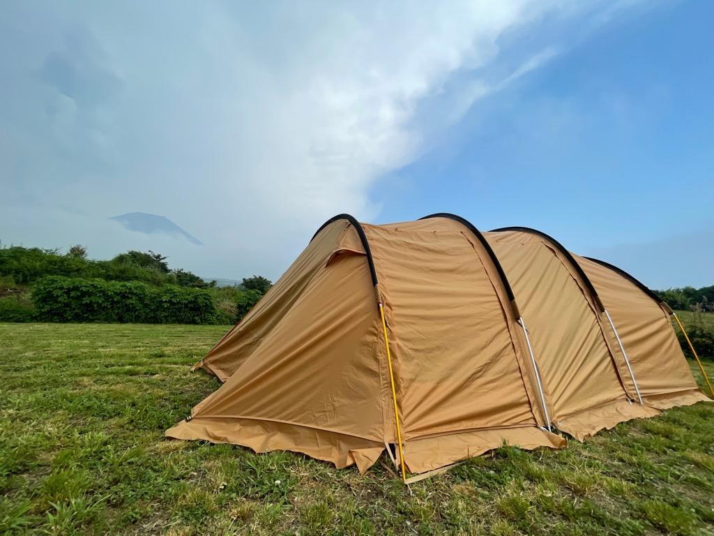 イグニオ 2ルーム型テント IG19410TT キャンプ ドームテント 4人用 : BROWN IGNIO