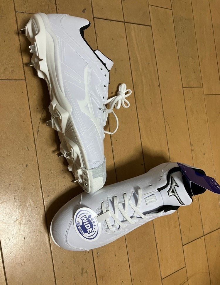 野球スパイク　ビモロ　29cm P革甲縫い加工済(野手右投用) nakajimasp_demarini-pkawa-nui-