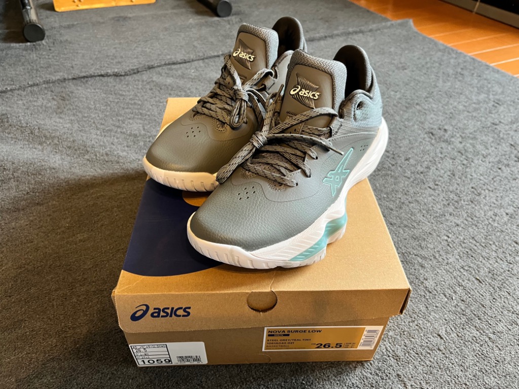 ASICS NOVA SURGE LOW バスケットボールシューズ asics - バスケットボール 25cm アシック NOVA SURGE LOWの通販
