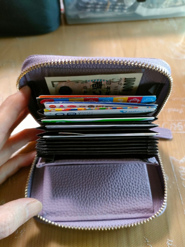 改良版／財布 レディース 二つ折り 本革 ミニ財布 お札折らない