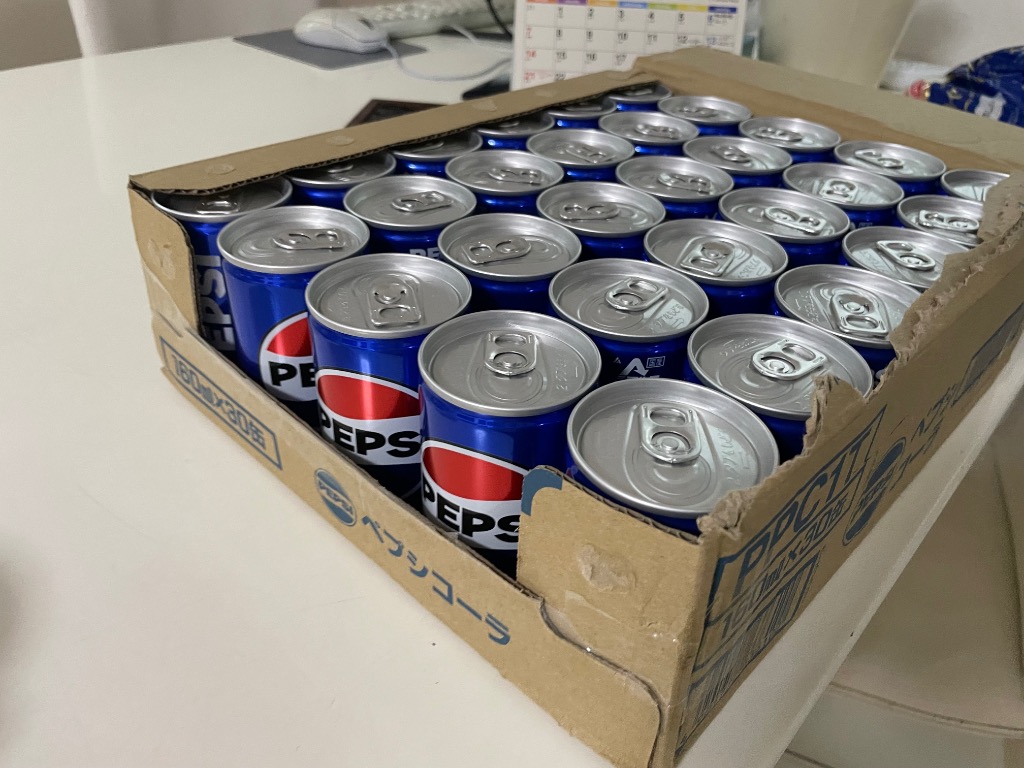 PEPSI（ペプシ） 【爆セール】「30本」ペプシコーラ 缶 160ml×30個×1箱