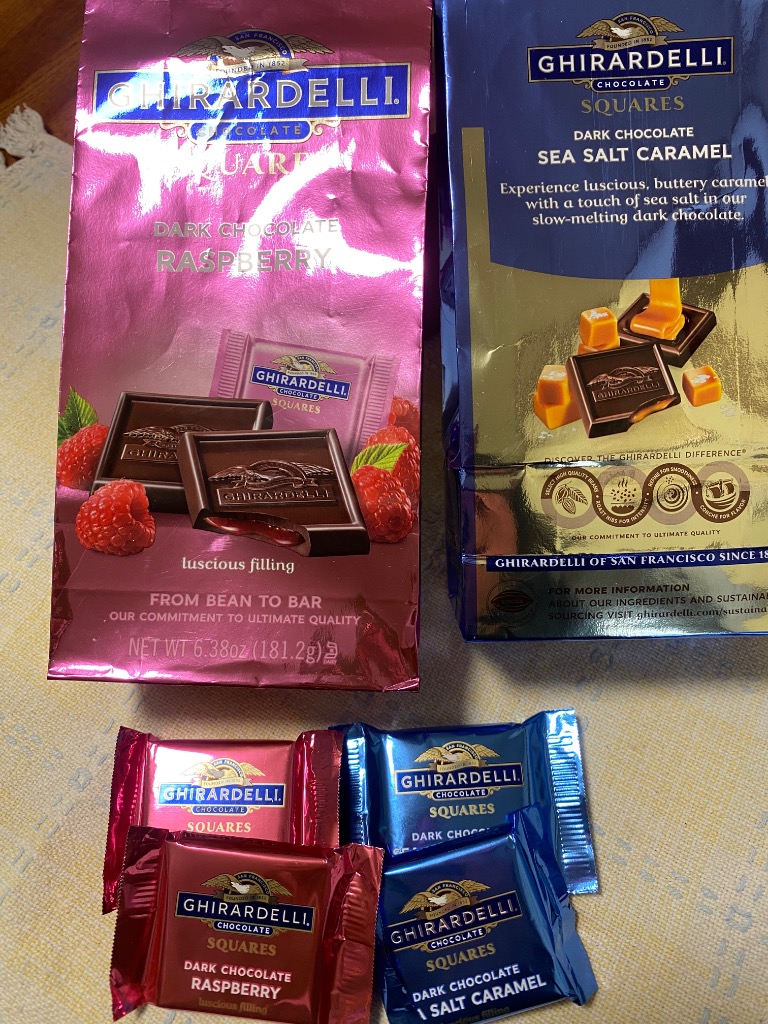 ギラデリチョコレート スクエアーズ Ghirardelli 選べる4個