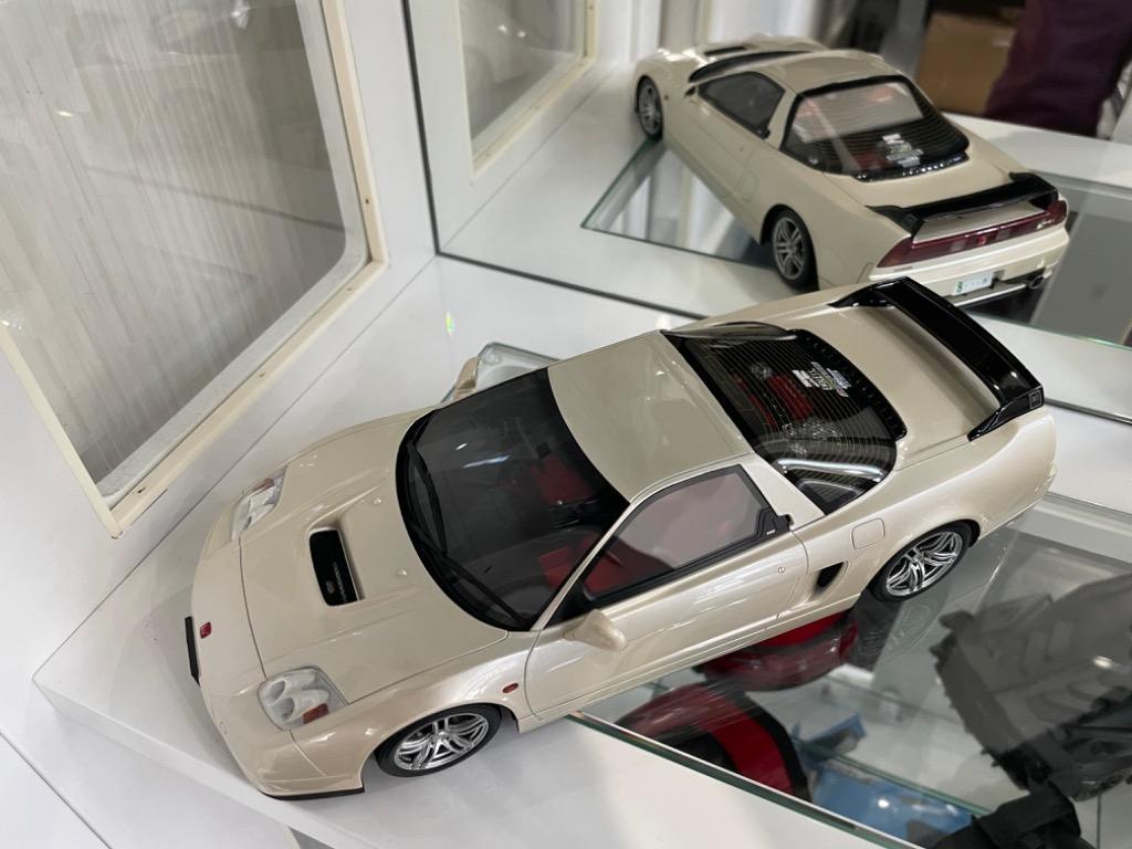 ワンモデル 1/18 ホンダ NSX タイプR NA2 土屋 パールホワイト Honda NSX-R (NA2) / DK Tsuchiya Pearl White (Diecast Car