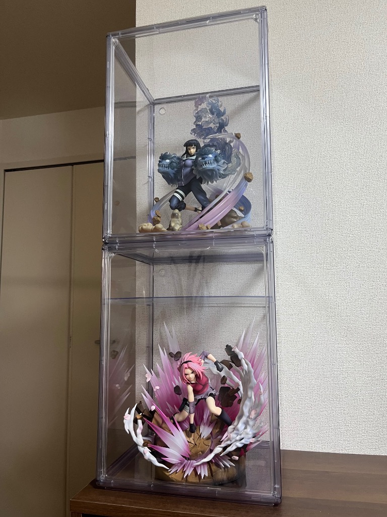八番屋 フィギュアケース UVカット 透明展示ケース 収納