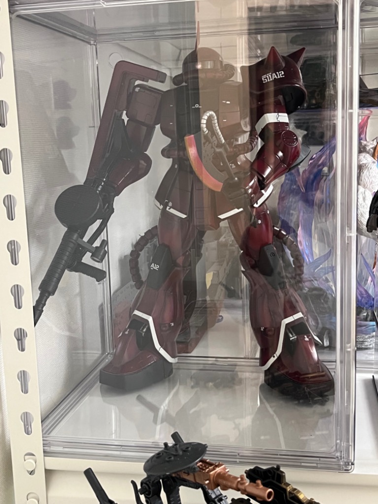 積み重ね可能 フィギュアケース 大型 透明展示ケース マグネット