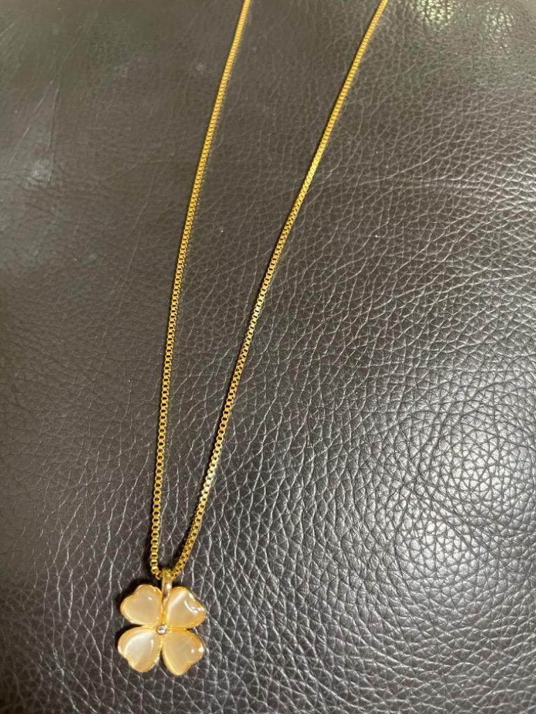 【値下げ】18金ペンダントタップ クローバー ペンダント ネックレス レディース ステンレス 四つ葉