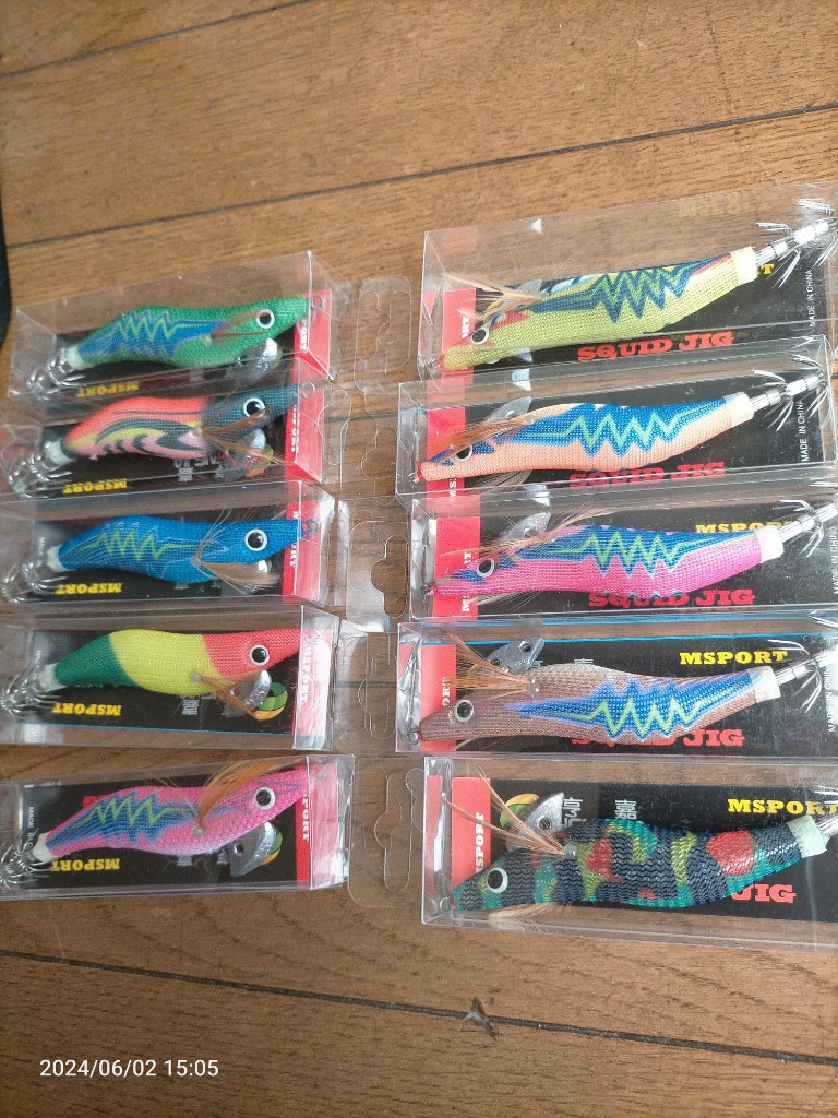 エギ 10本セット ラトル入り 2.5号 3号 3.5号 釣り具 餌木