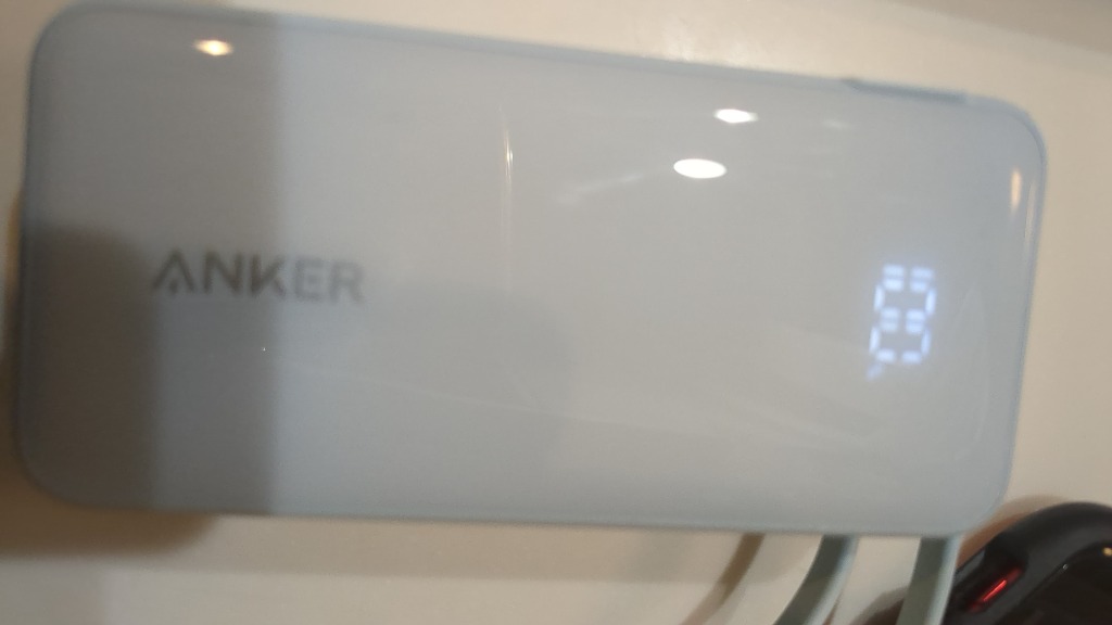 Anker Power Bank (10,000mAh, Fusion, Built-In USB-C Cable