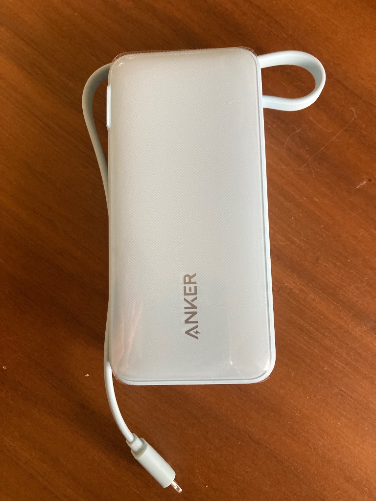 Anker Power Bank (10,000mAh, Fusion, Built-In USB-C Cable