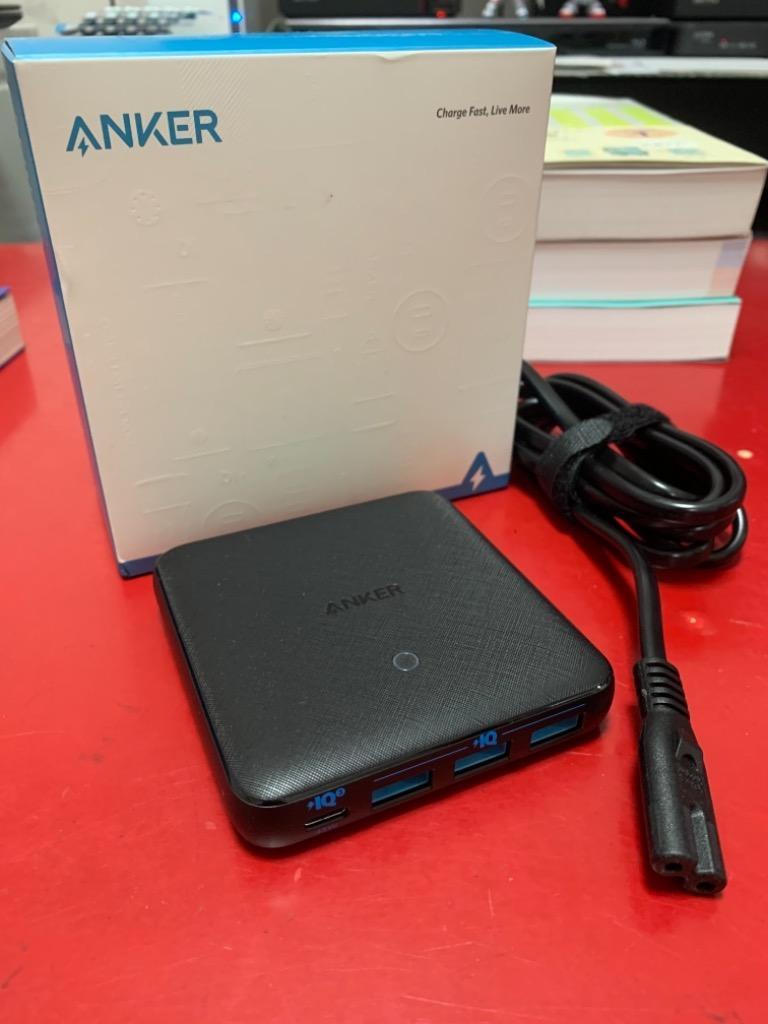 充電器 Anker PowerPort Atom III Slim (Four Ports) PD対応 65W 4