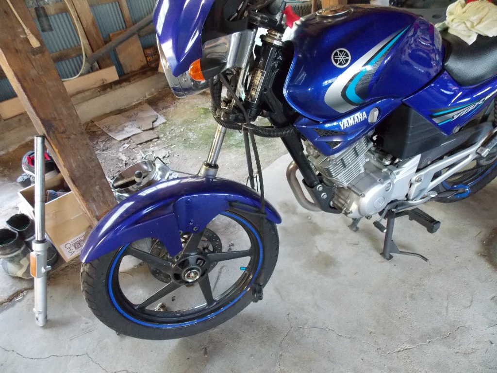 フロントフォーク ヤマハ YBR125 YBR125K 700mm 左右セット 純正