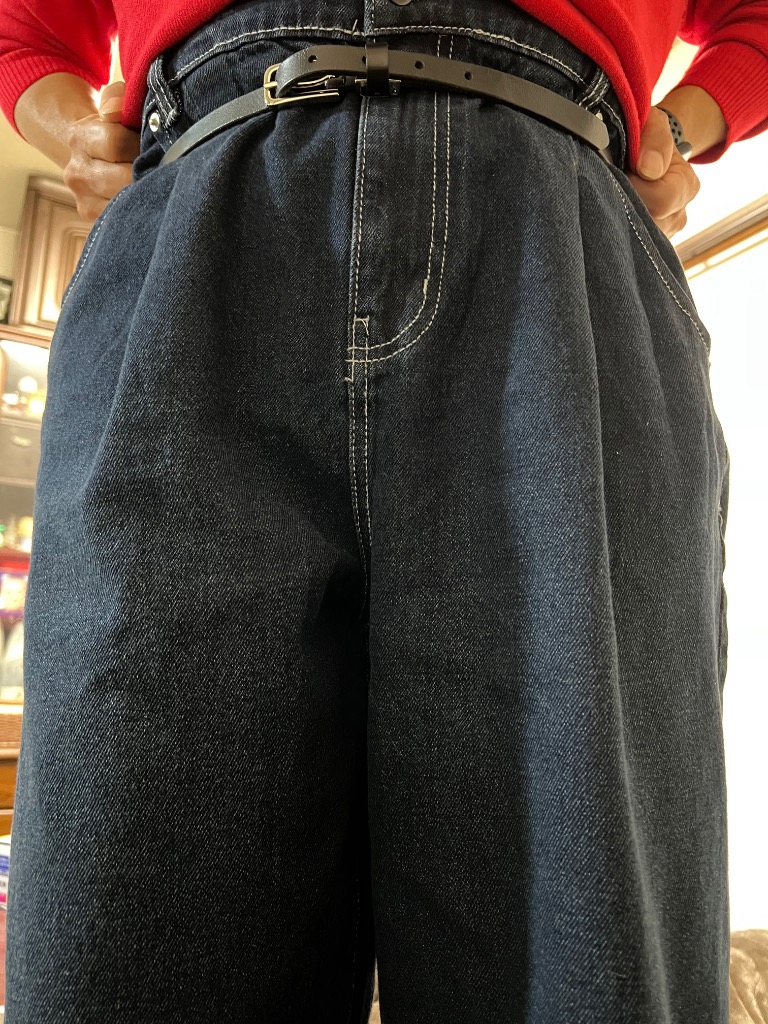 antiqua デニムタックワイドパンツ パンツ レディース ボトムス antiqua デニムタックワイドパンツ パンツ レディース ボトムス