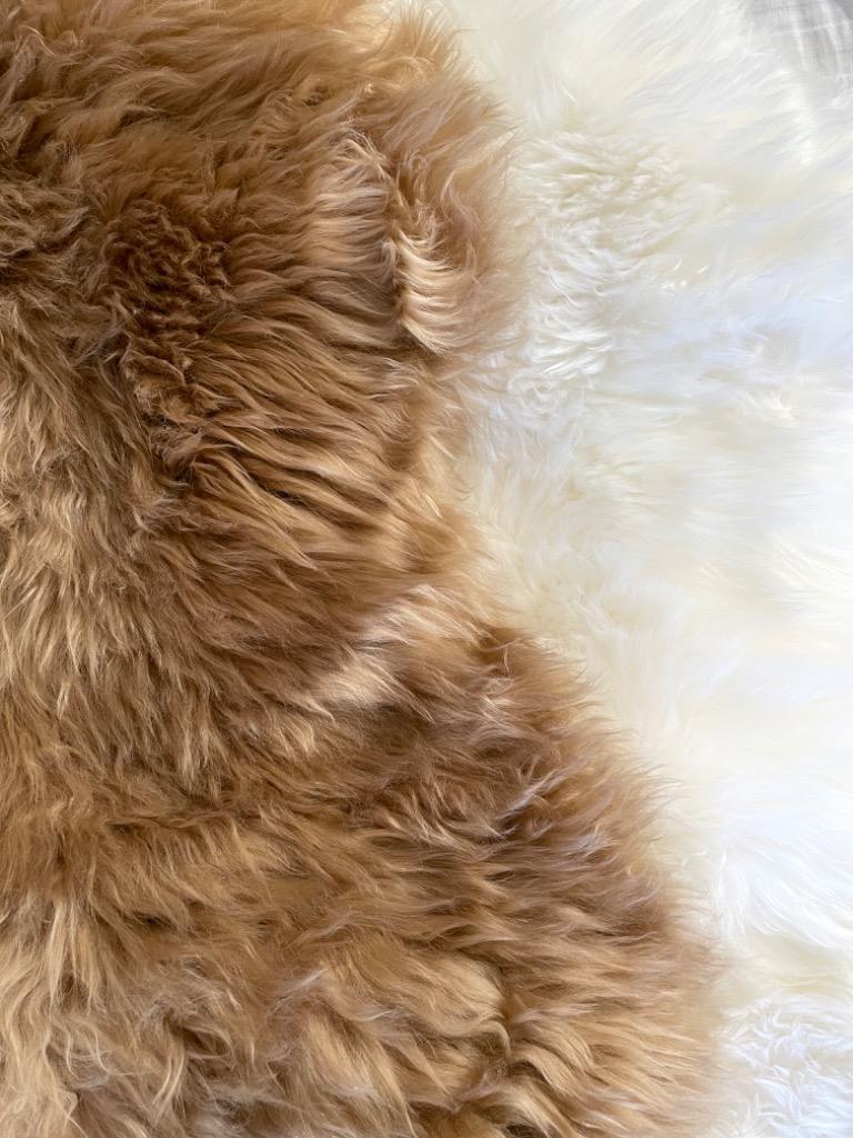 Aooka ムートンラグ ラグマット 50x85 1匹 高級天然ムートン Aooka ムートンラグ ラグマット 50x85 1匹 高級天然ムートン