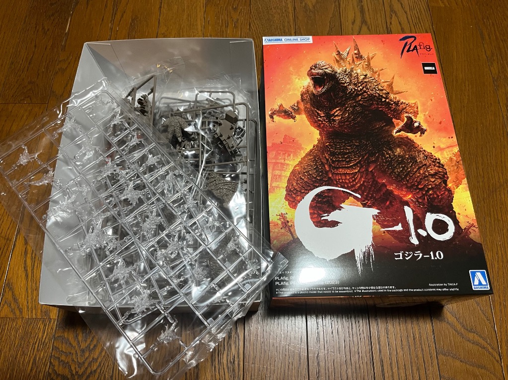 青島文化教材社 [アオシマ通販限定] PLAfig. No.PF-SP01 ゴジラ (2023