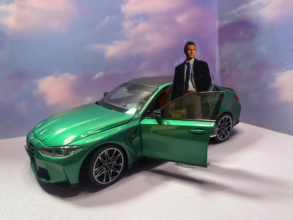 BMW ミニチュアカー BMW M3 2020 (G80) (アイル・オブ・マン・グリーン