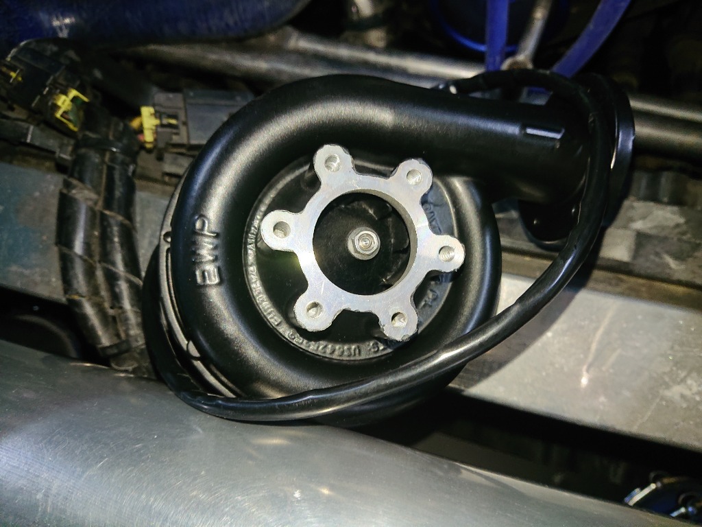 電動ウォーターポンプEWP140アルミボディ＆コントローラー付(PWM