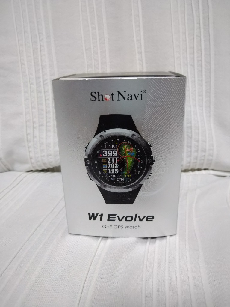 ShotNavi ショットナビ Shot Navi W1 Evolve（ブラック/シルバー） ゴルフ GPSナビ