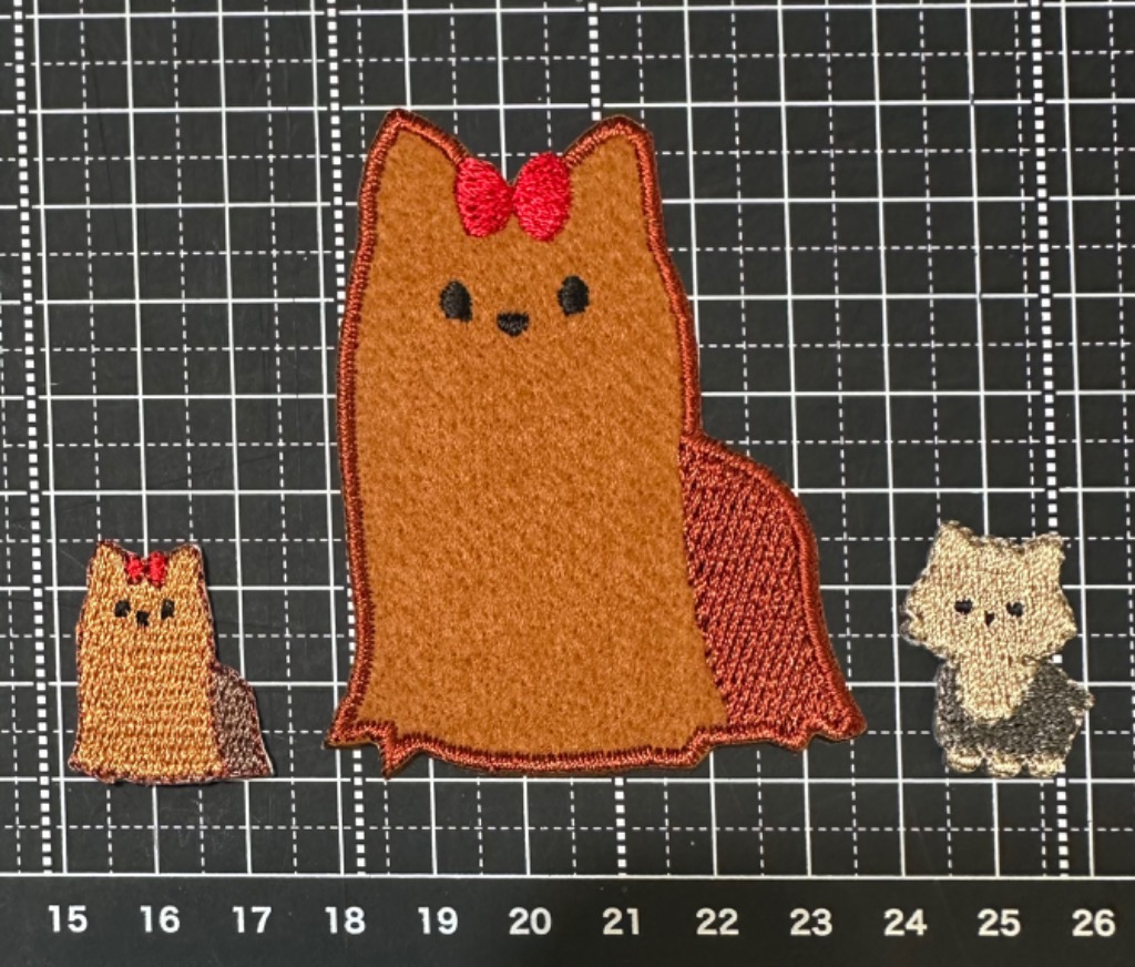 フェルト刺繍 BIGワッペン 犬/いぬ ・ 柴犬 ダックス マルチーズ