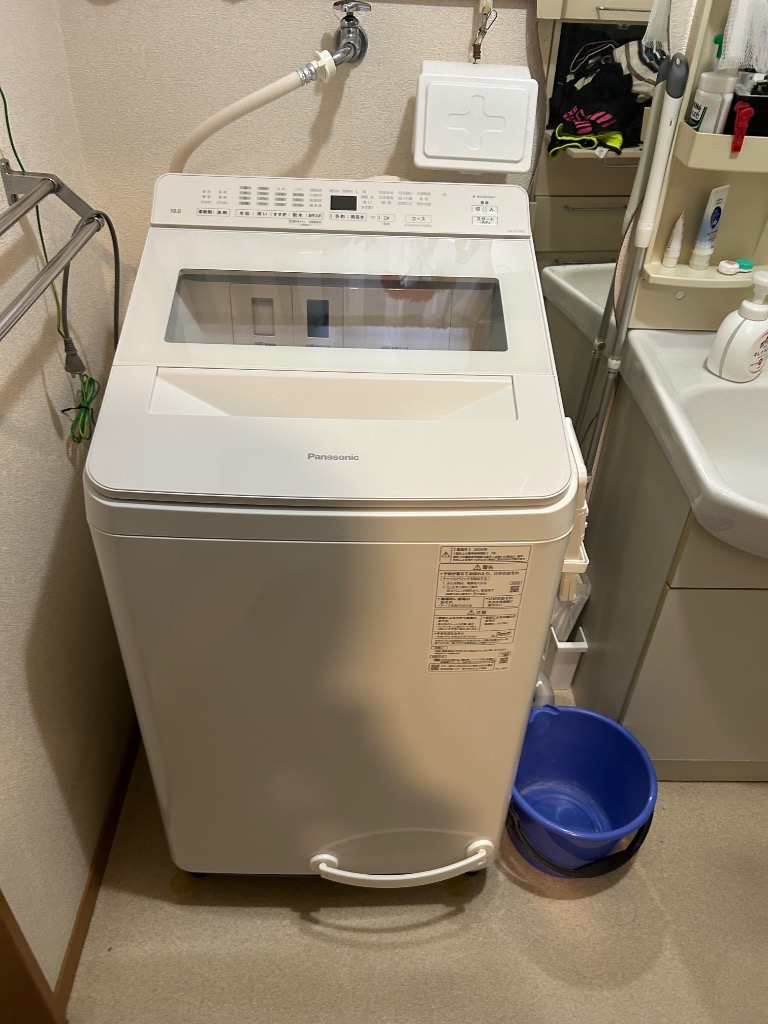Panasonic 全自動洗濯機 NA-FA10K5-W （ホワイト） 洗濯機本体 - 最