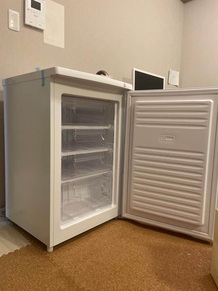 冷凍庫 家庭用 小型 85L 右開き ノンフロン チェストフリーザー 