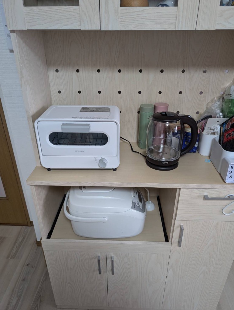 MAXZEN トースター オーブン 2枚 MT-TD01-WH シンプル 2枚焼き MAXZEN トースター オーブン 2枚 MT-TD01-WH シンプル 2枚焼き