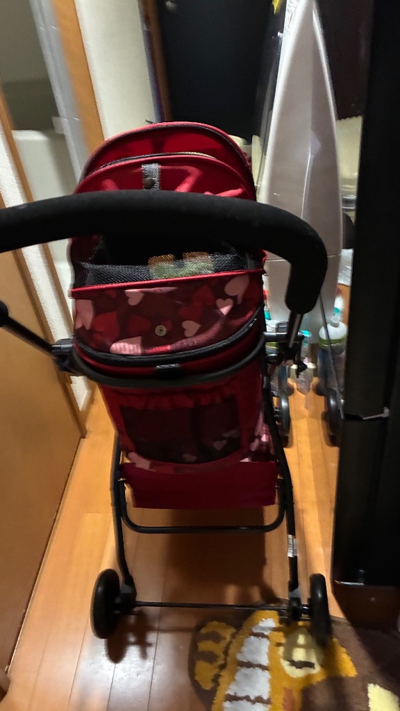 リッチェル 犬 カート ペットカート ミニモ レッド 分離式 超