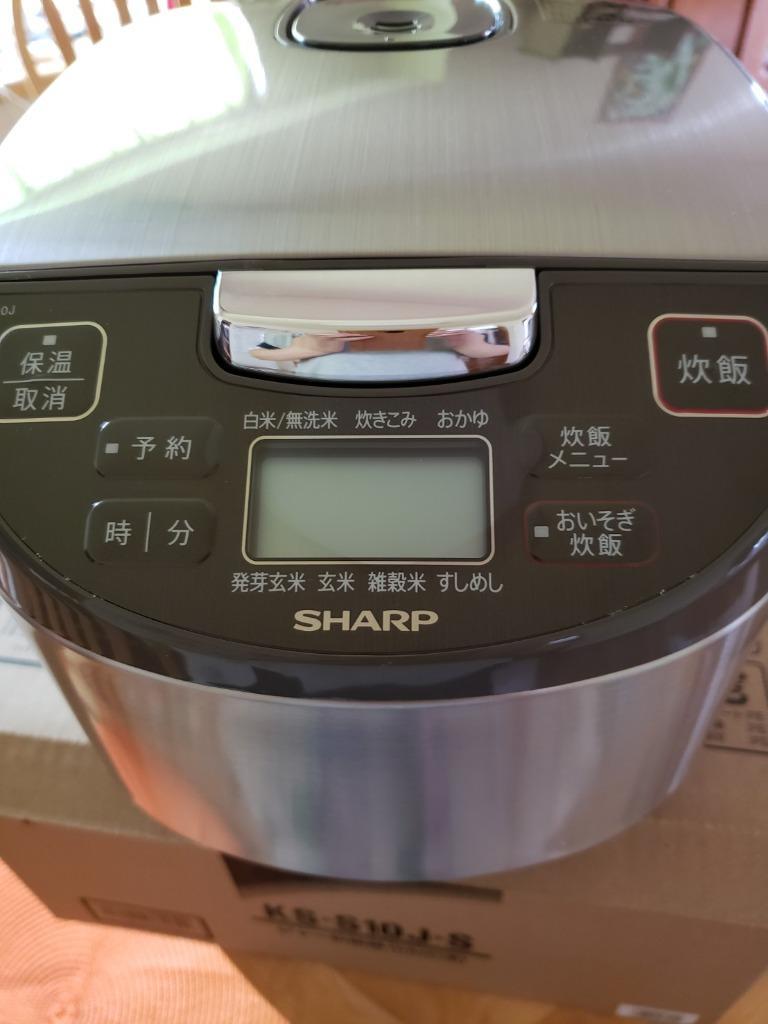 SHARP シャープ KS-S10J-S マイコン炊飯器 炊飯器 (5.5合) マイコン 