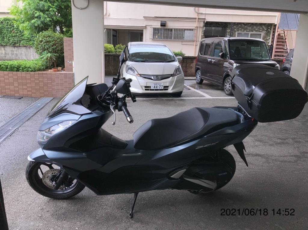 PCX専用 ボックス&キャリア セット 容量47L 取付簡単 リアボックス