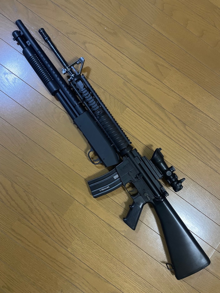 AGM M1カービン フェイクウッド モスバーグM500クルーザー エアガン AGM モスバーグM500 クルーザー エアーショットガン / Mossberg