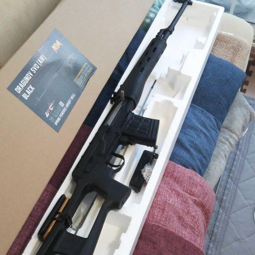 AGM SVDドラグノフ フルメタル エアーコッキング (BKカラー