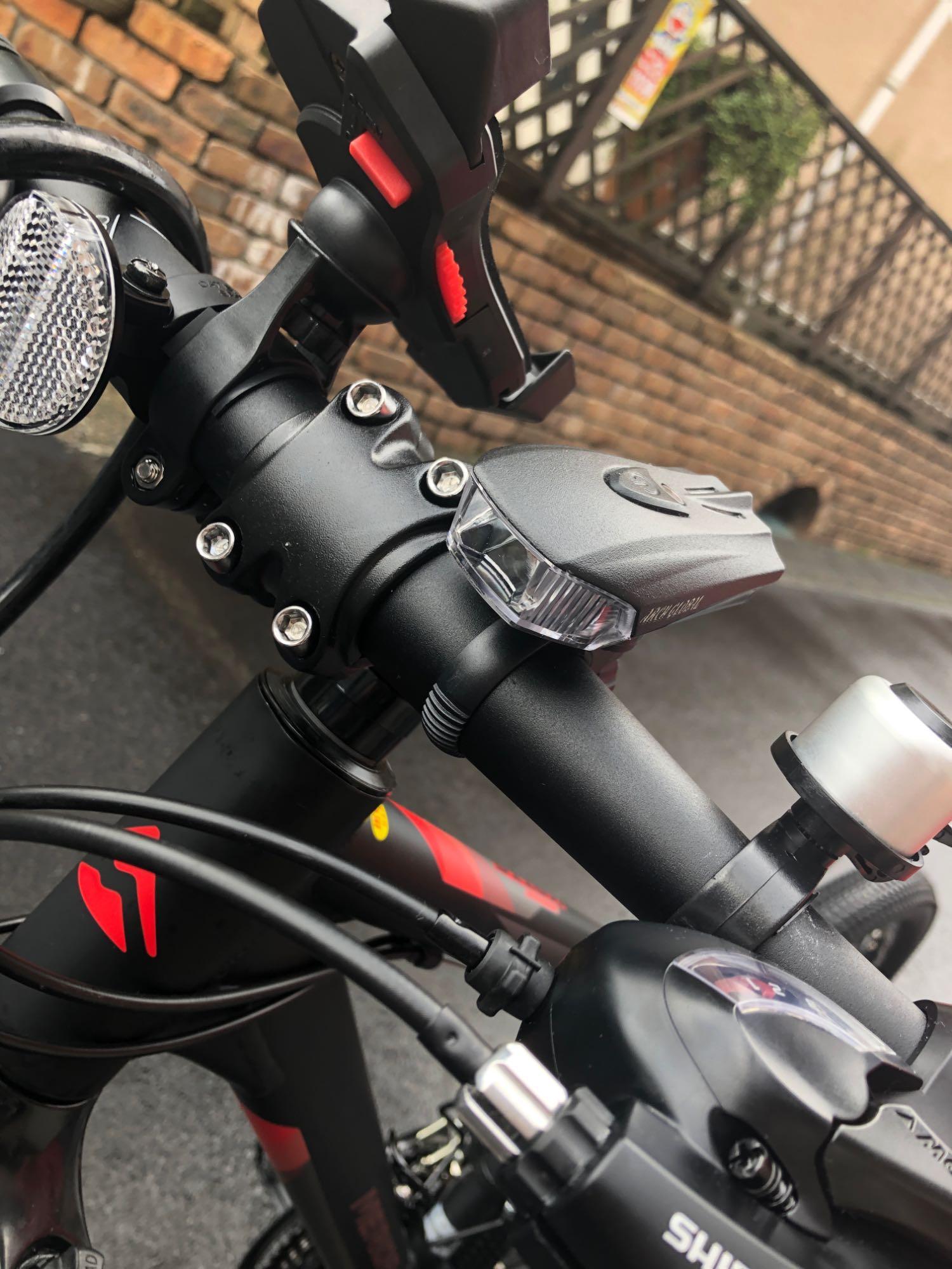 自転車ライト LED ヘッドライト USB 充電式 1200mAh 防水 スクエア照射スポット搭載 ロードバイク 自動点灯 明るい400LM  JIS規格適合品 改良版 自転車 ライト :009:ARCH GLOBAL - 通販 - Yahoo!ショッピング