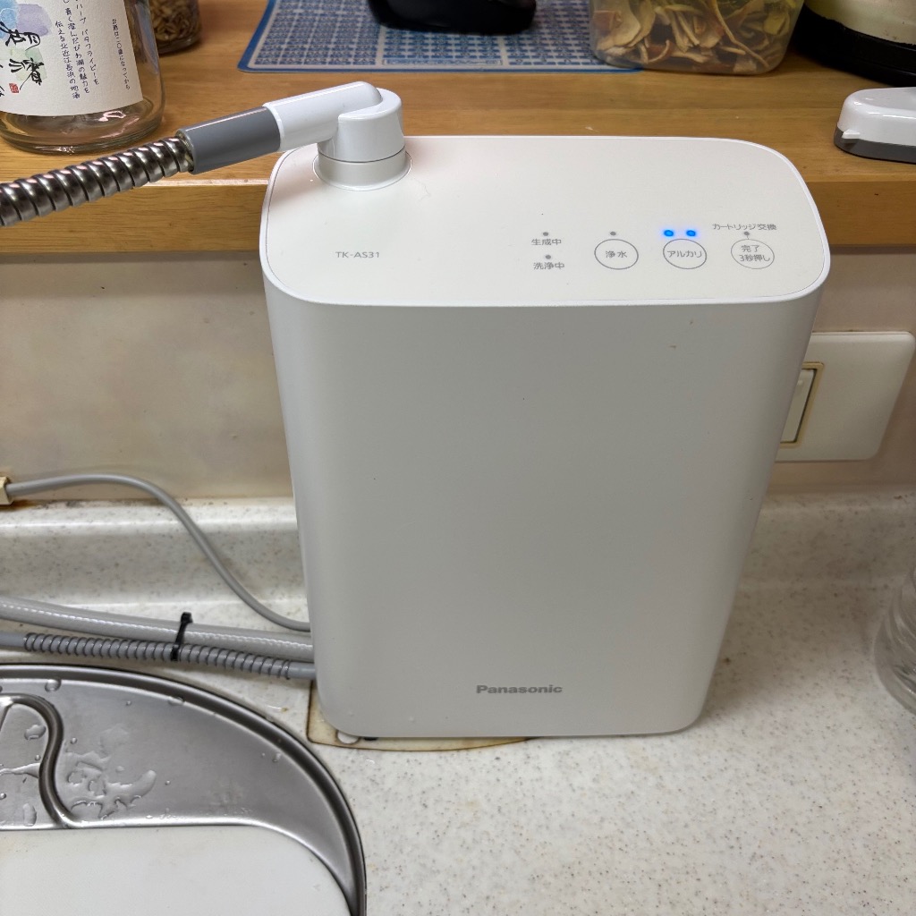 パナソニック アルカリイオン整水器 TK-AS31-W コンパクト 浄水器 経済