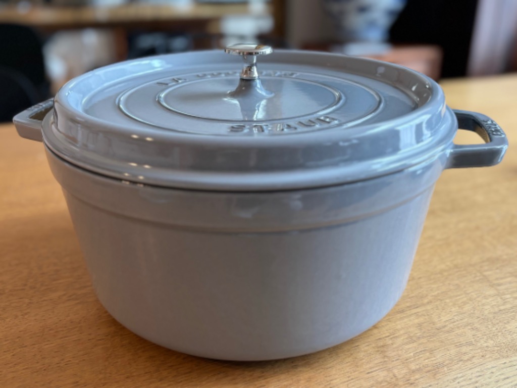 STAUB✴ストウブ 30cm ピコ ココット ラウンド グレー ストウブ（STAUB） ピコ・ココット ラウンド 30cm グレー : 厨房市場