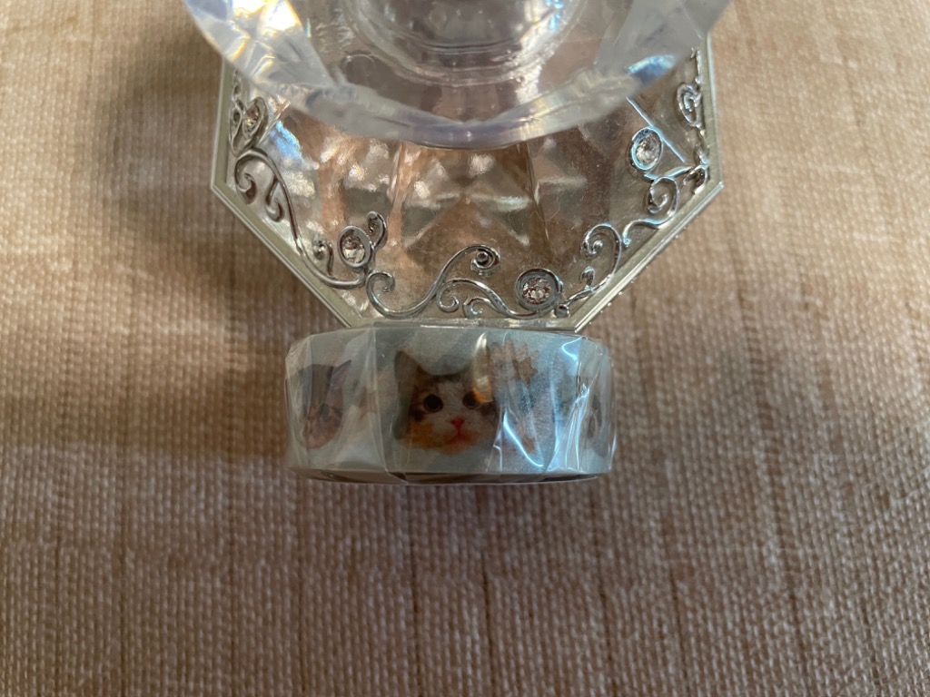 とことこサーカス しましま マスキングテープ 猫 15mm / ねこ
