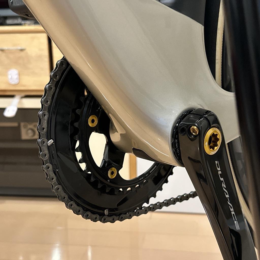 RIDEA(リデア) 自転車 ジョイント・ピン TQXG-R5 Chainring Screw for Single ブラック TQXG-R5