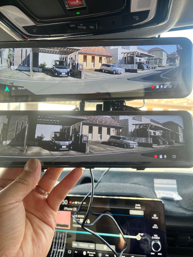 PORMIDO ドライブレコーダー ミラー型 前後 2カメラ 爆光液晶 PORMIDO ドライブレコーダー ミラー型 前後 2カメラ 爆光液晶
