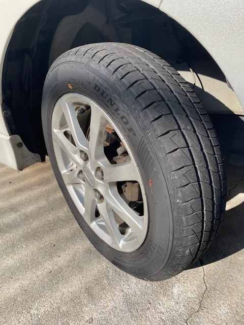 7部山残り　ダンロップ　サマータイヤ　155/65R14 LE MANS ダンロップ MANS5+ LM5+ 155/65R14 75H サマータイヤ 4