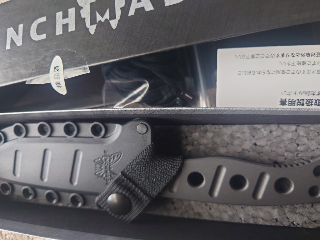 ベンチメイド 375BK-1 フィクスド アダマス ブラック シースナイフ ,BENCHMADE Fixed Adamas Black coating  日本正規品 : bem375bk-1 : アームズギア ヤフー店 - 通販 - Yahoo!ショッピング