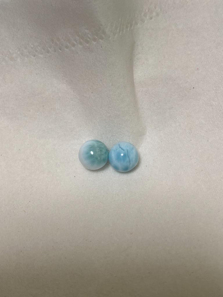 ラリマー バラ売り 8mm 丸ビーズ 天然石 パワーストーン 粒売り