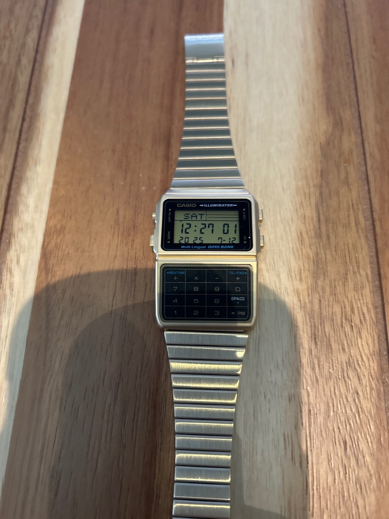 DATABANK CASIO カシオ データバンク DBC-611G-1 ゴールド